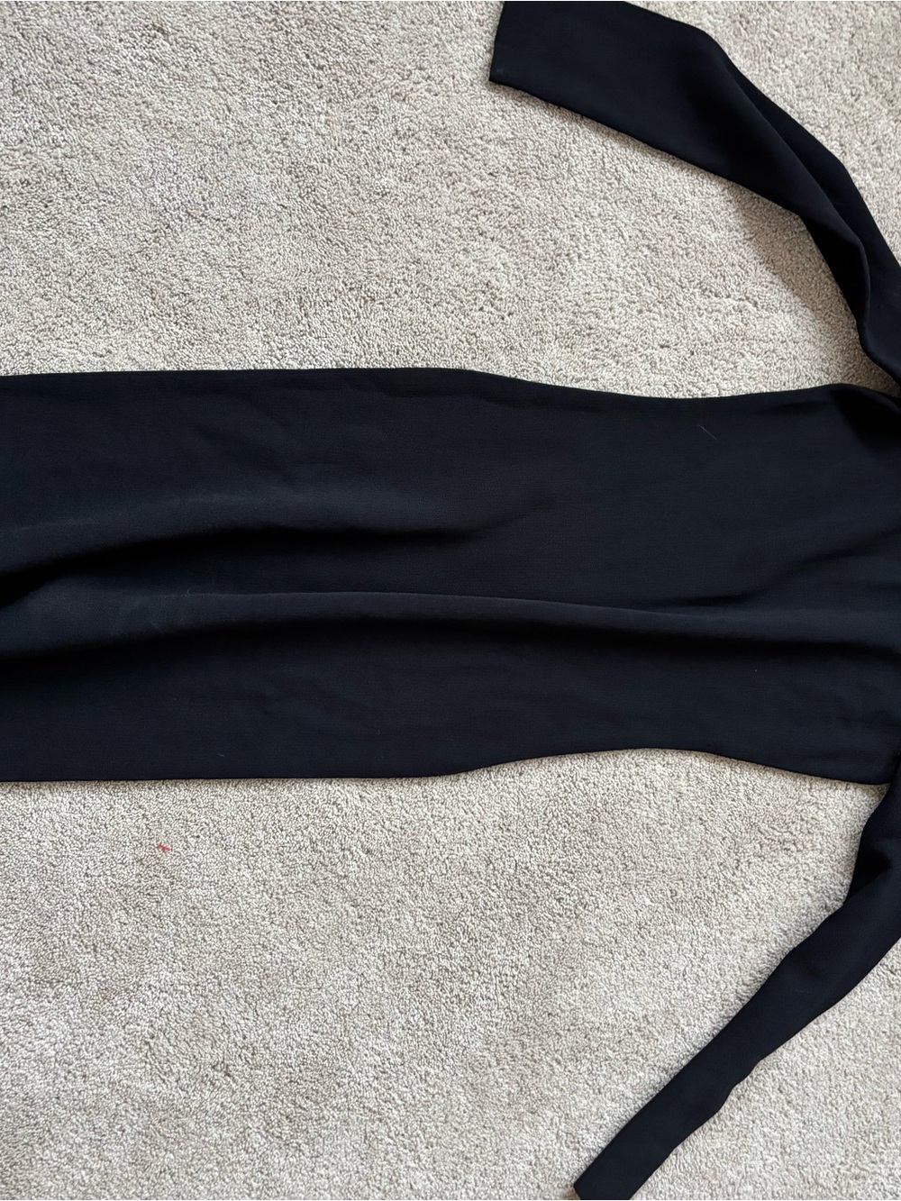 Black Long Sleeve Knit Dress
